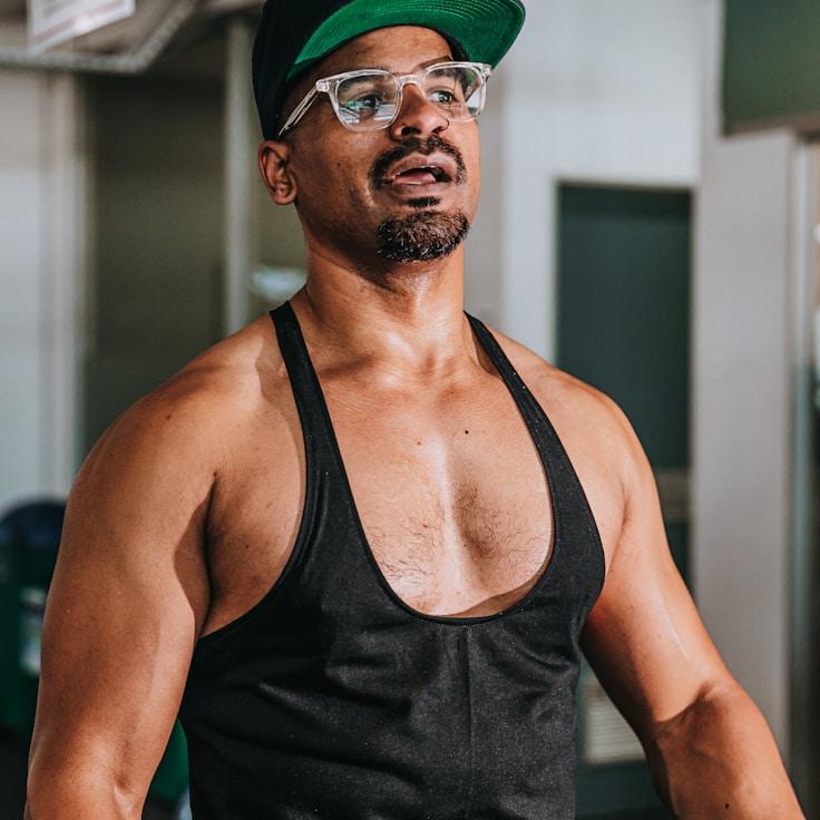 Modern gym equipment in a refined fitness space