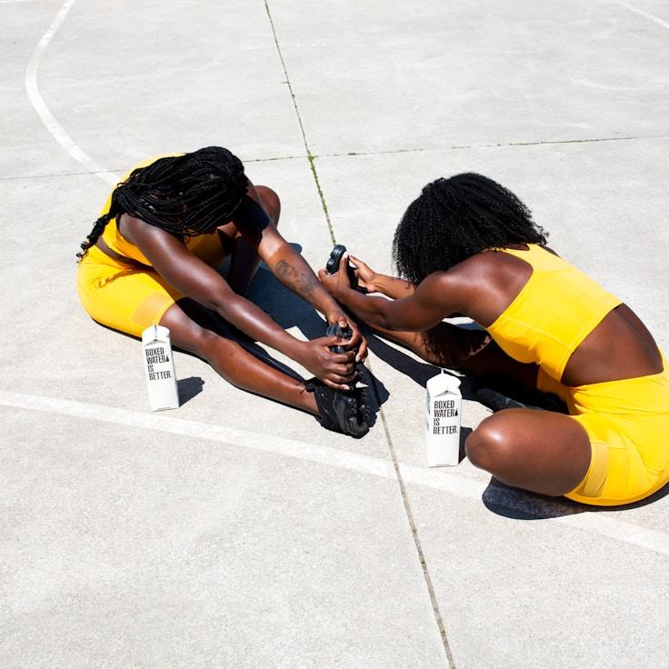 Group fitness class in a modern studio setting